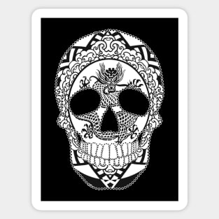 Dragon Skull Sticker